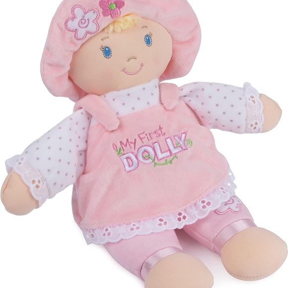GUND Baby My First Dolly, Plush Doll for Babies and Toddlers, Pink/White, 13” - Picture 1 of 10